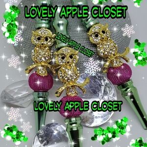 Bling Blunt Holder - Owl Green